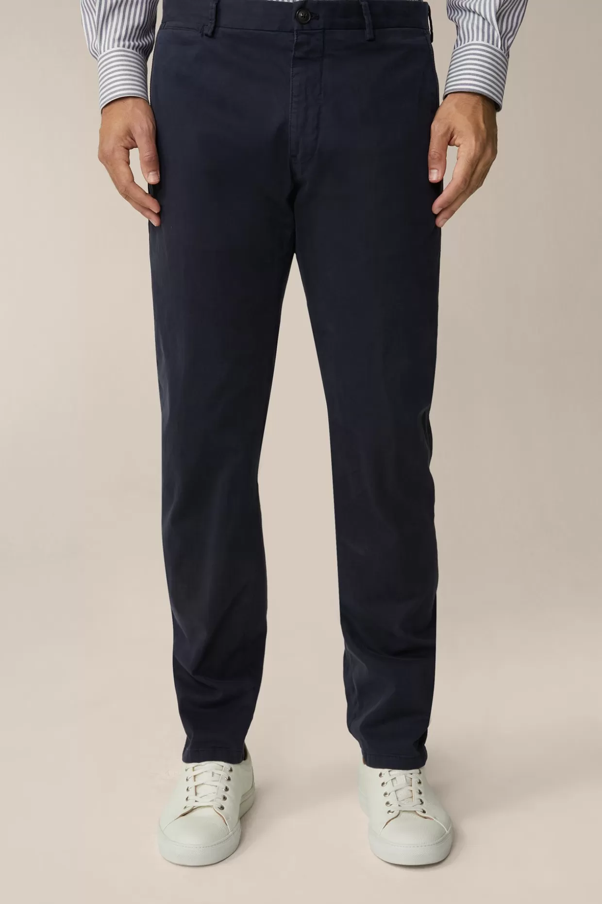 Herren Windsor Baumwoll-Chino Cino In Navy