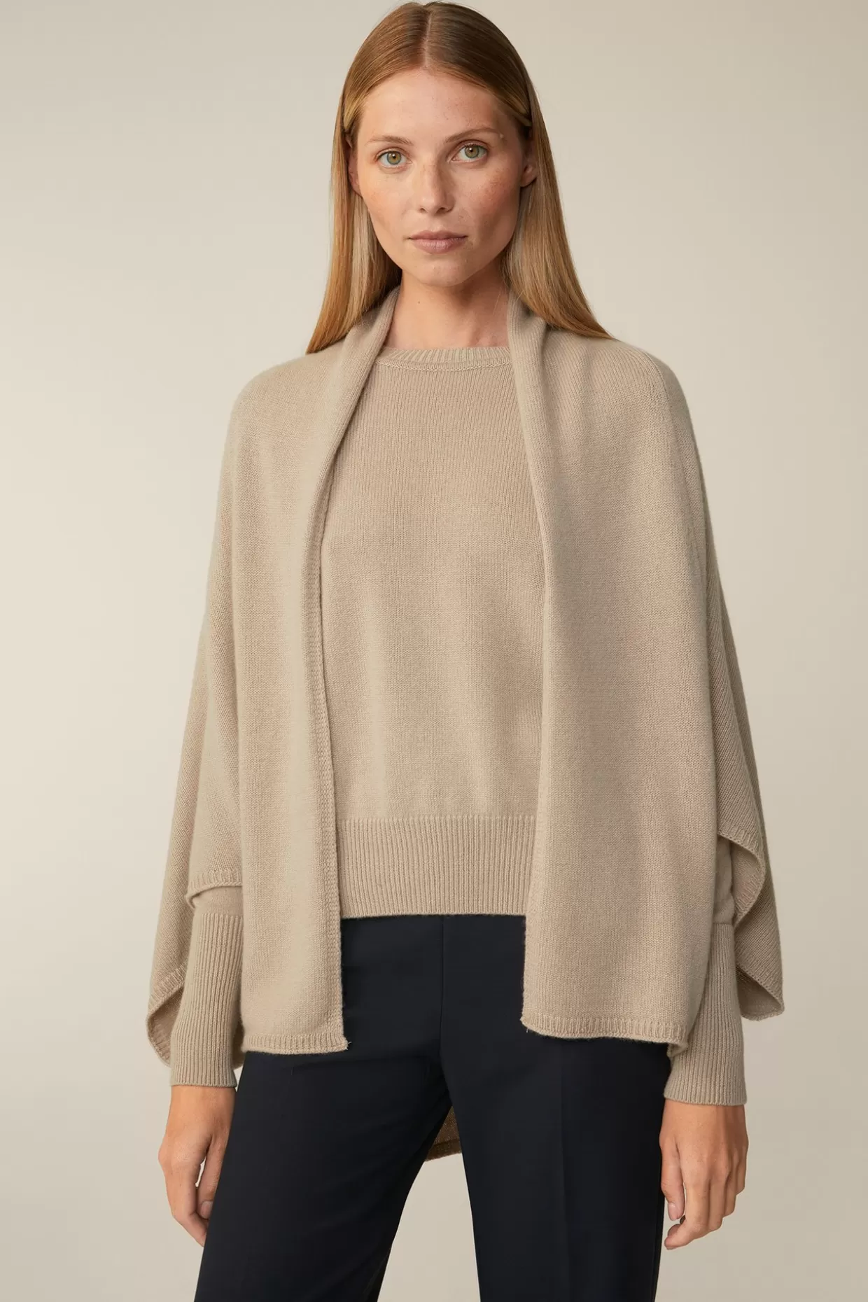 Damen Windsor Cashmere-Cape In