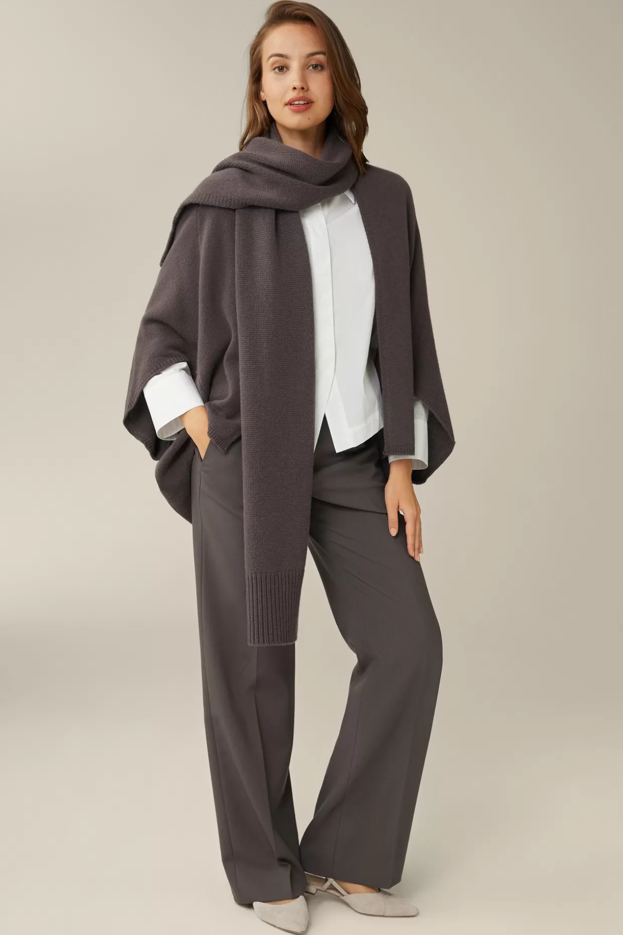 Damen Windsor Cashmere-Cape In