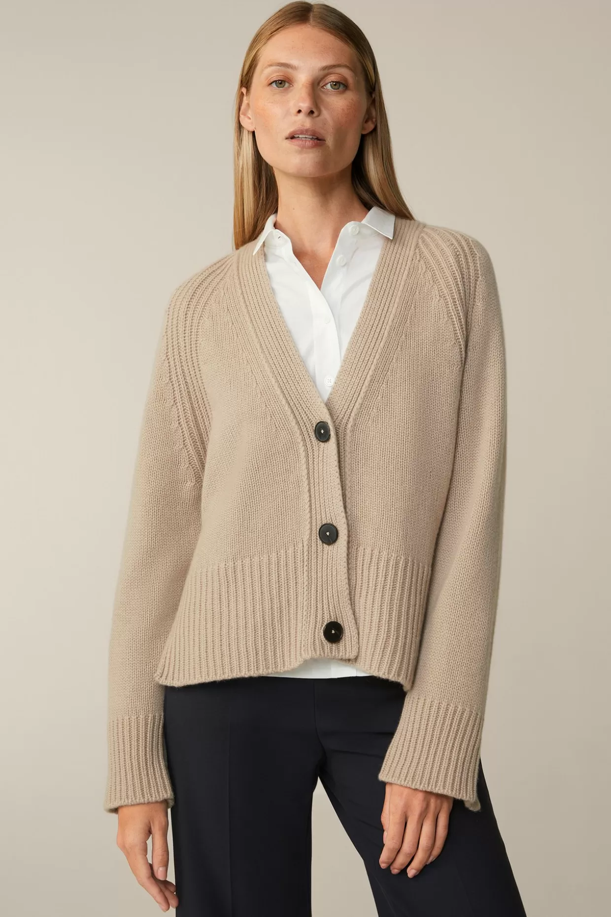 Damen Windsor Cashmere-Cardigan In