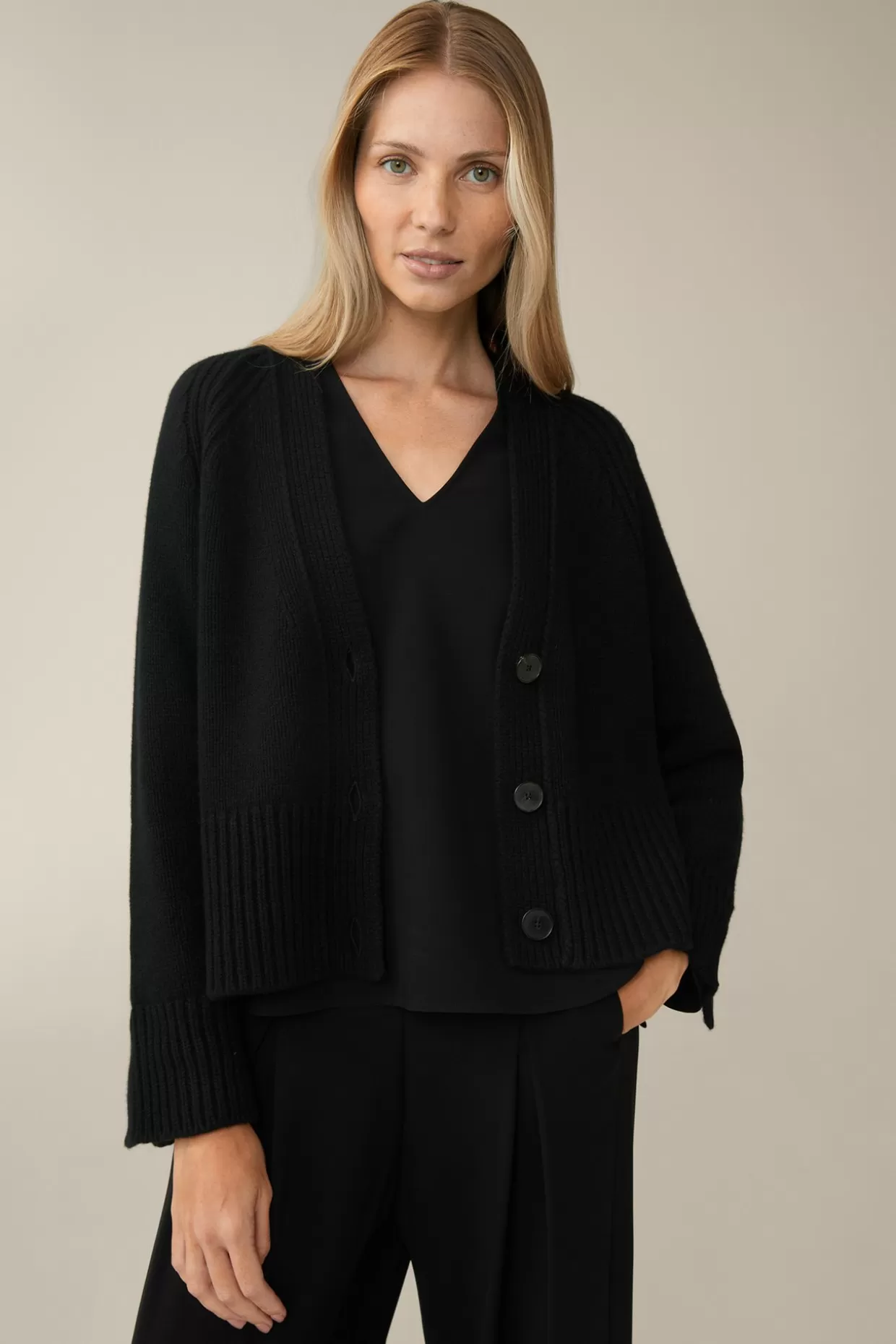 Damen Windsor Cashmere-Cardigan In