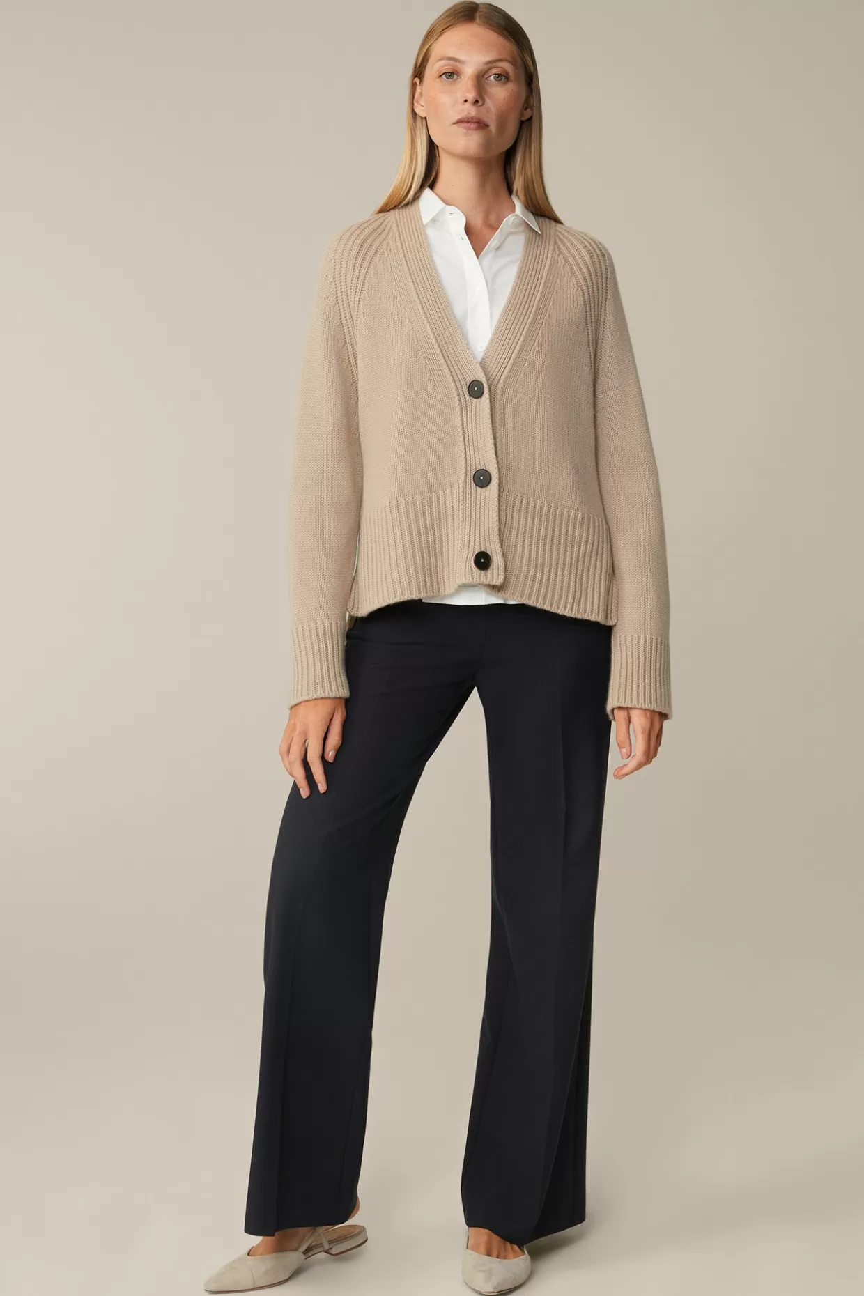 Damen Windsor Cashmere-Cardigan In