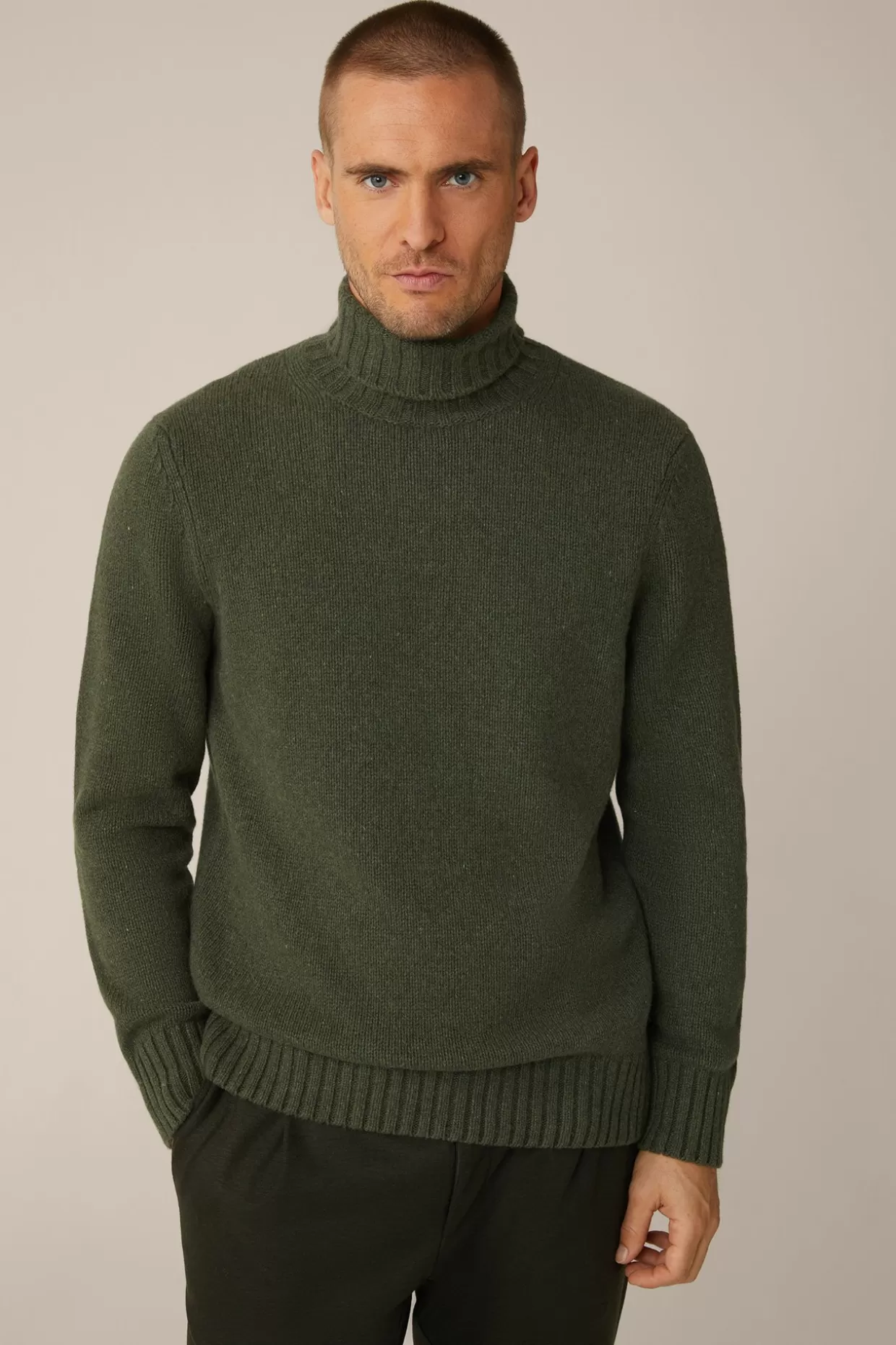 Herren Windsor Cashmere-Rollkragen-Pullover Ecosio In