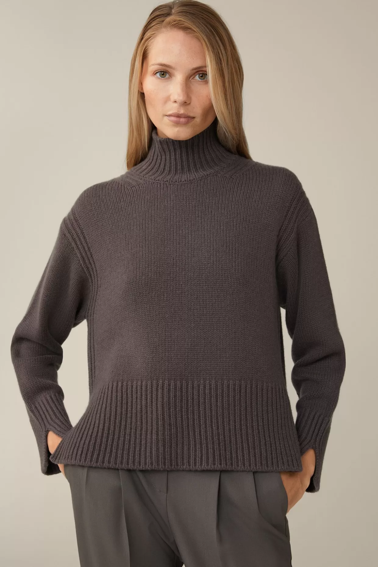 Damen Windsor Cashmere-Rollkragen-Pullover In