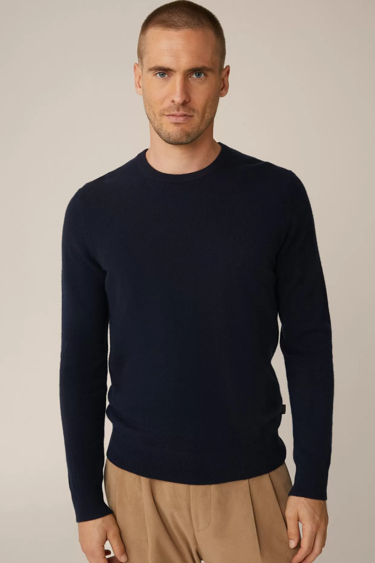 Herren Windsor Cashmere-Rundhals-Pullover Cashmono In