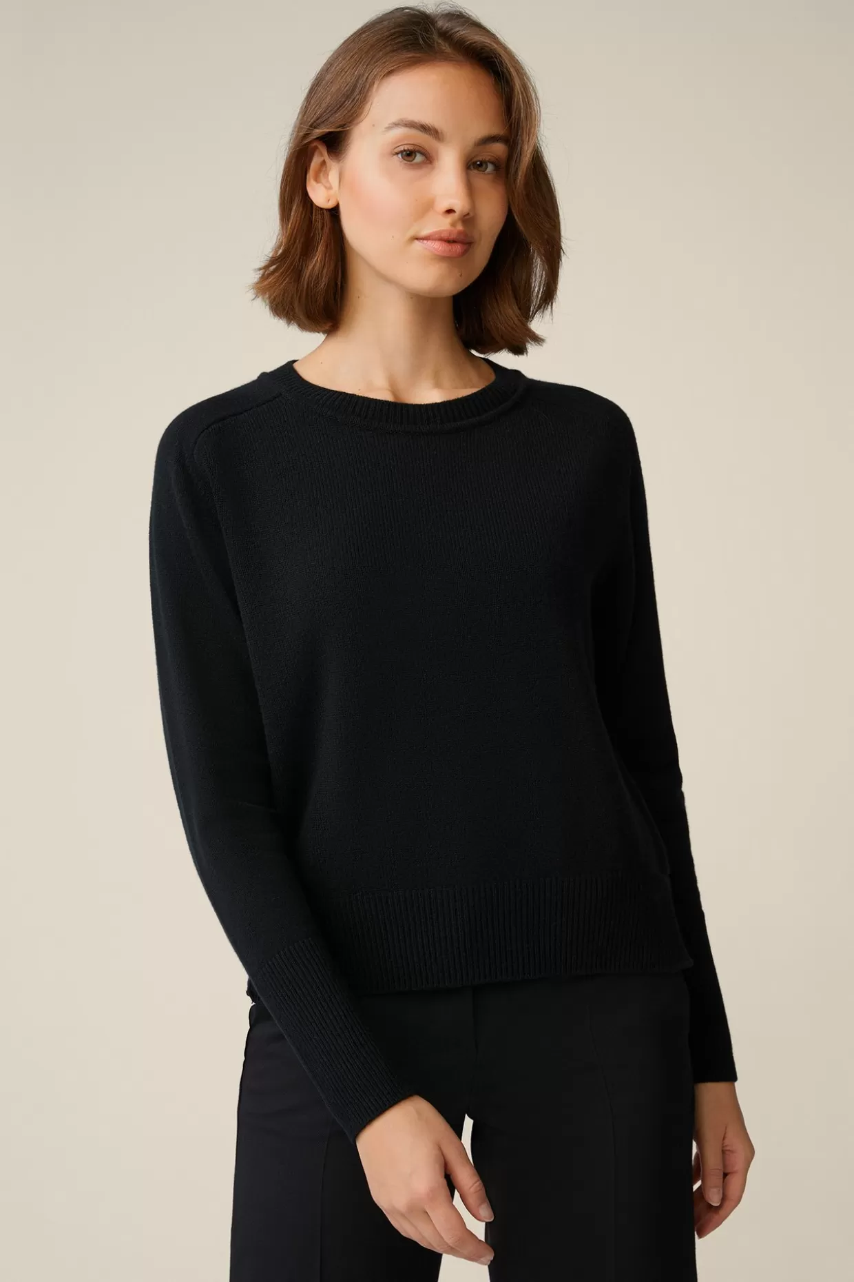 Damen Windsor Cashmere-Rundhals-Pullover In