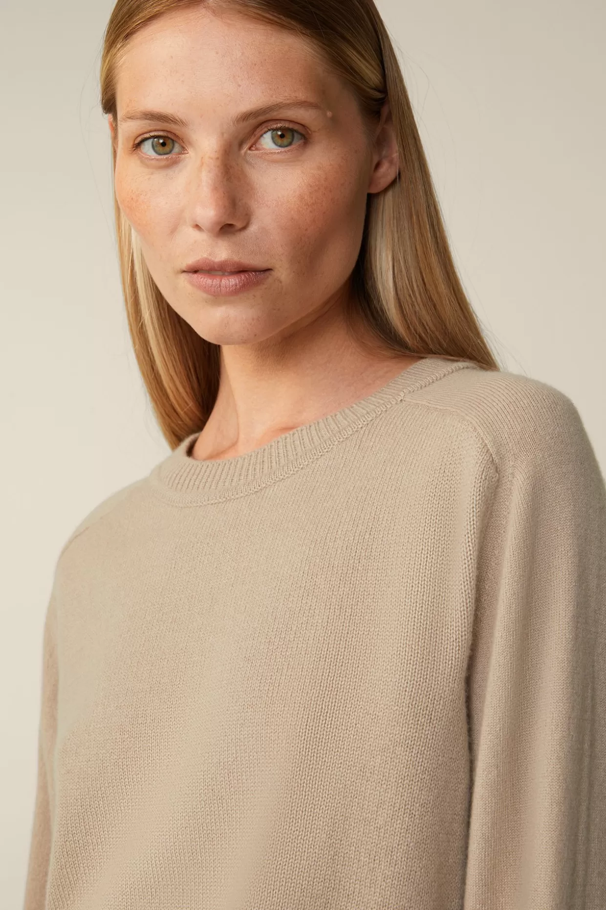 Damen Windsor Cashmere-Rundhals-Pullover In