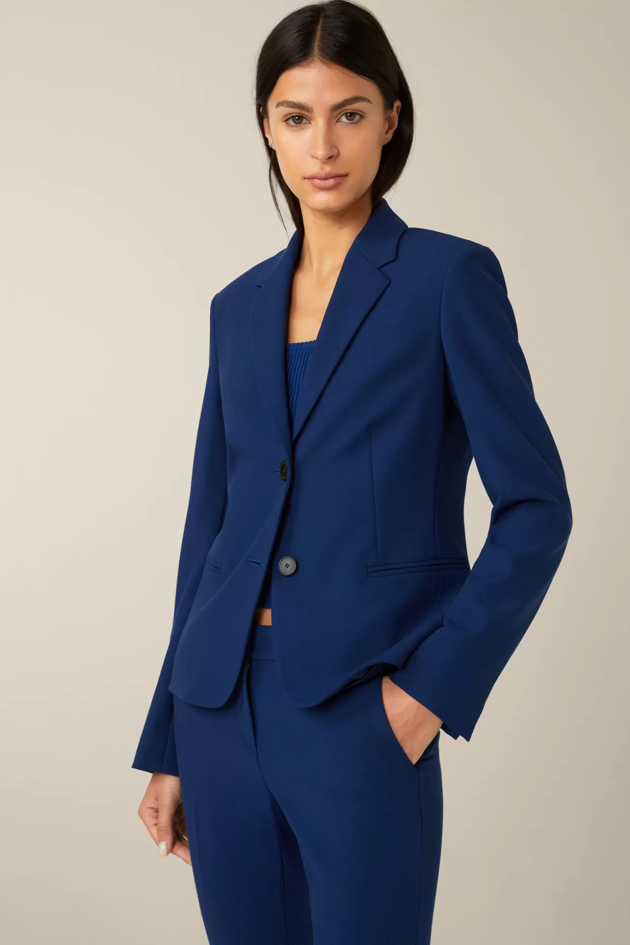 Damen Windsor Crepe-Blazer In