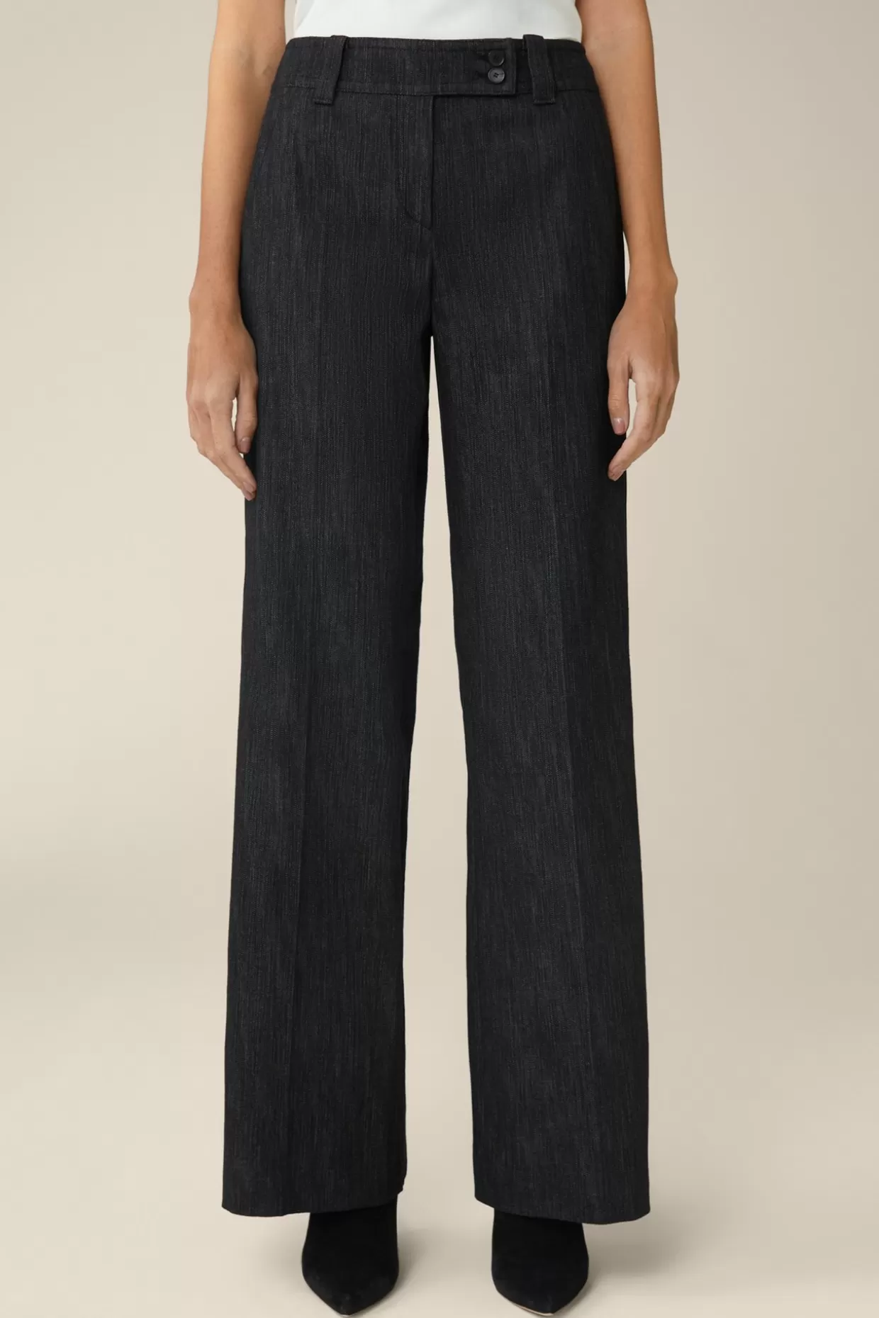 Damen Windsor Denim-Palazzo-Hose In