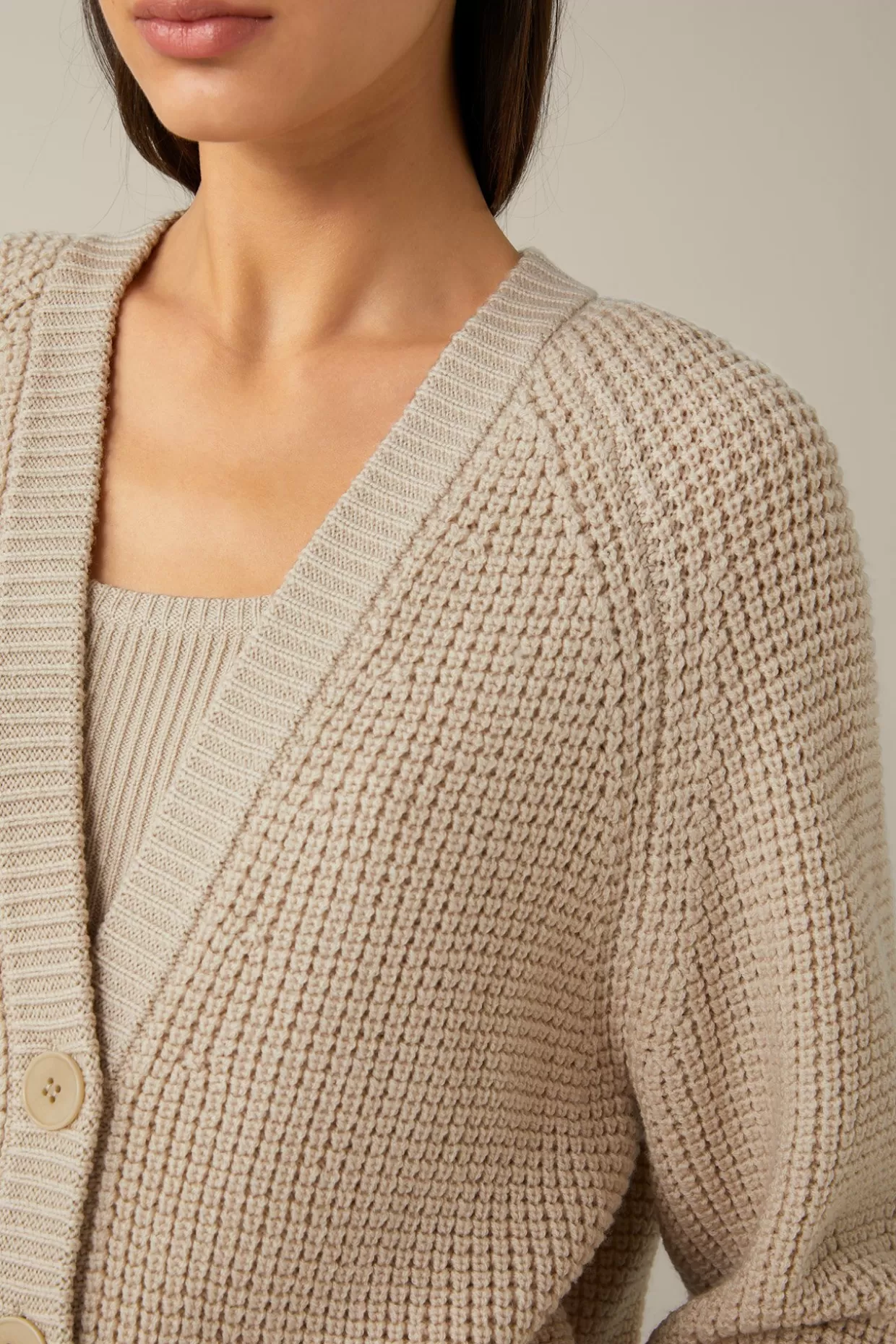 Damen Windsor Merino-Strick-Cardigan In