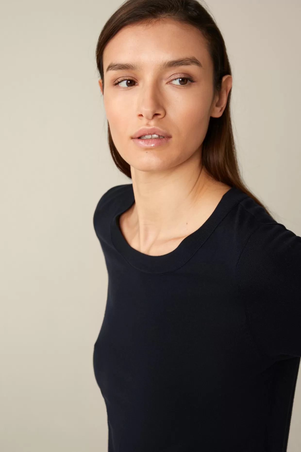 Damen Windsor Merino-Strick-Shirt In