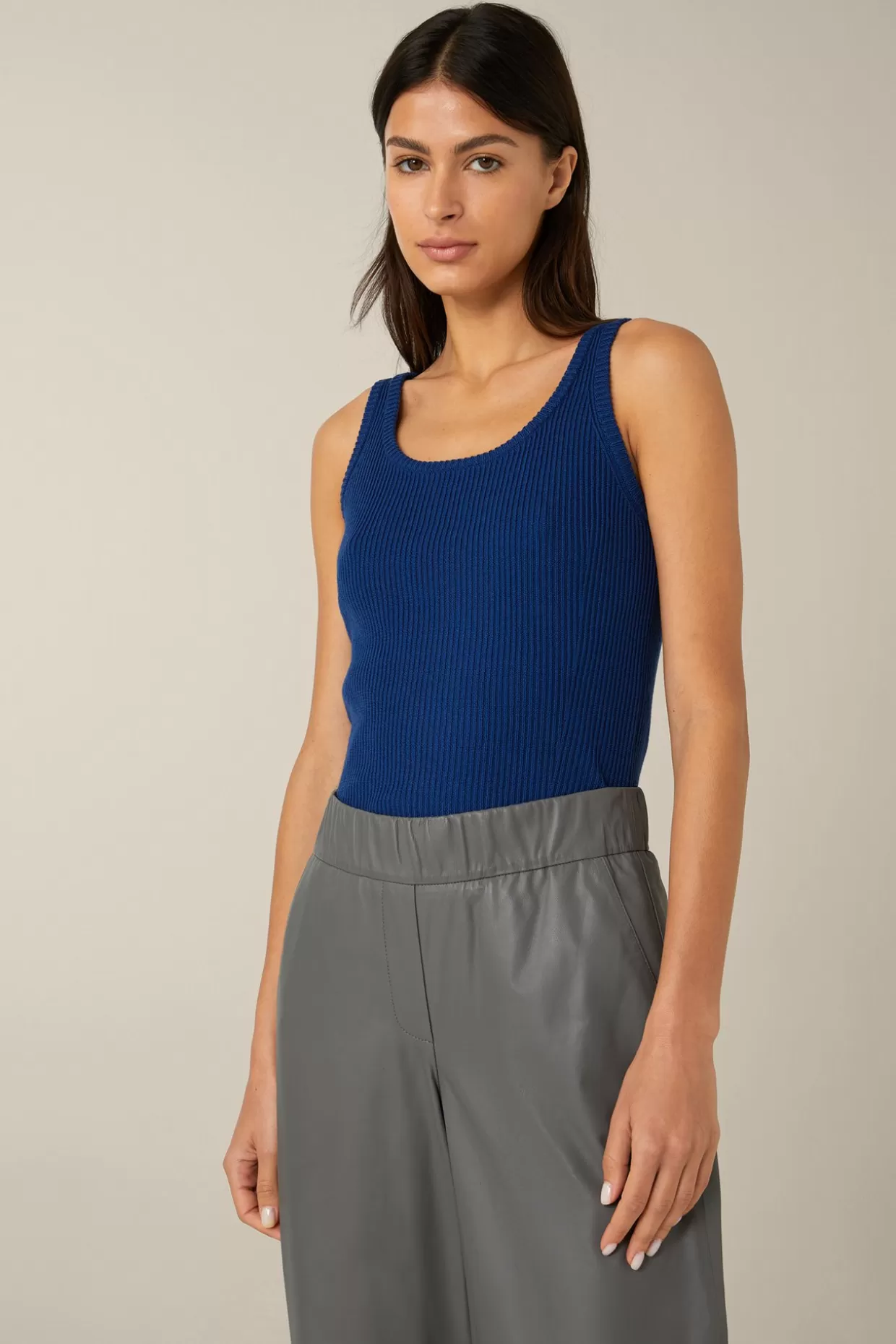 Damen Windsor Merino-Strick-Top In