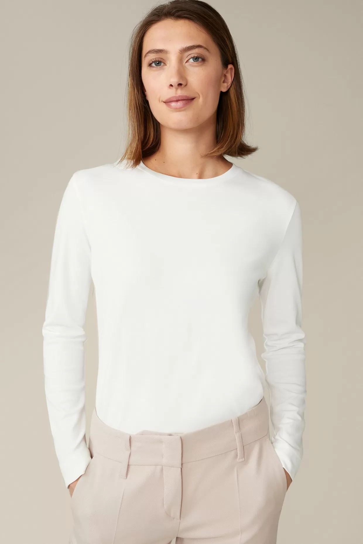 Damen Windsor Organic Cotton Longsleeve In