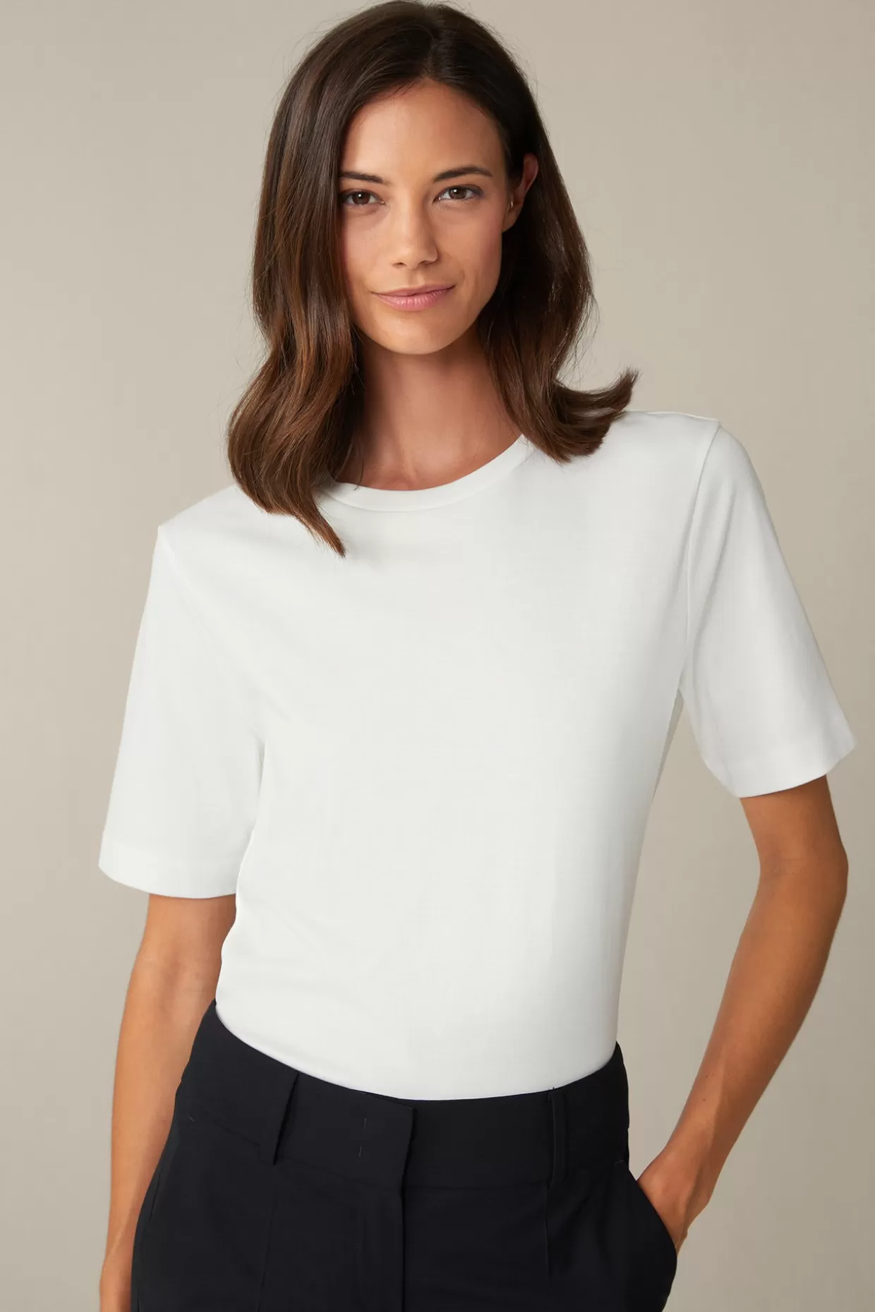 Damen Windsor Organic Cotton T-Shirt In