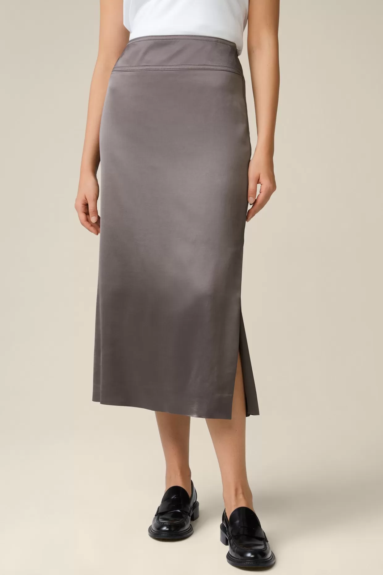 Damen Windsor Satin-Midi-Rock In