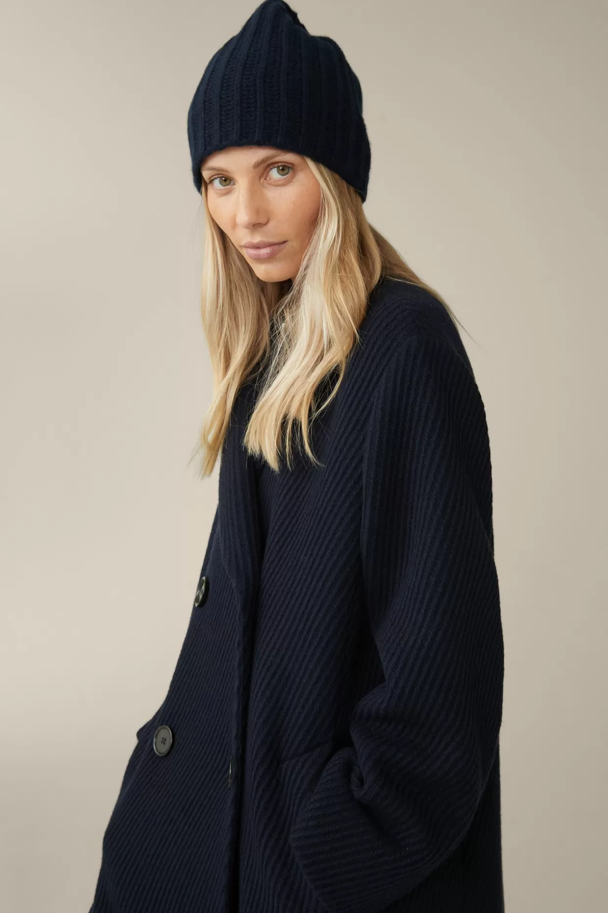 Damen Windsor Schurwoll-Cashmere Mutze In