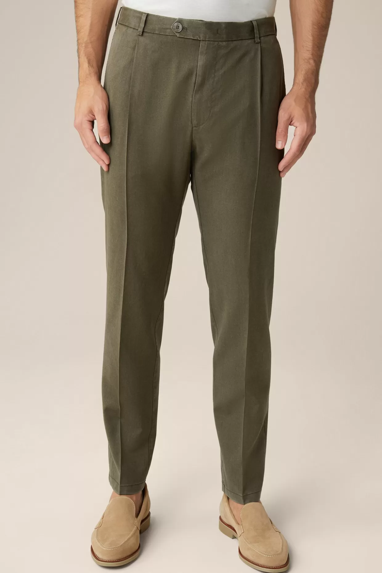 Herren Windsor Schurwoll-Hose Floro In