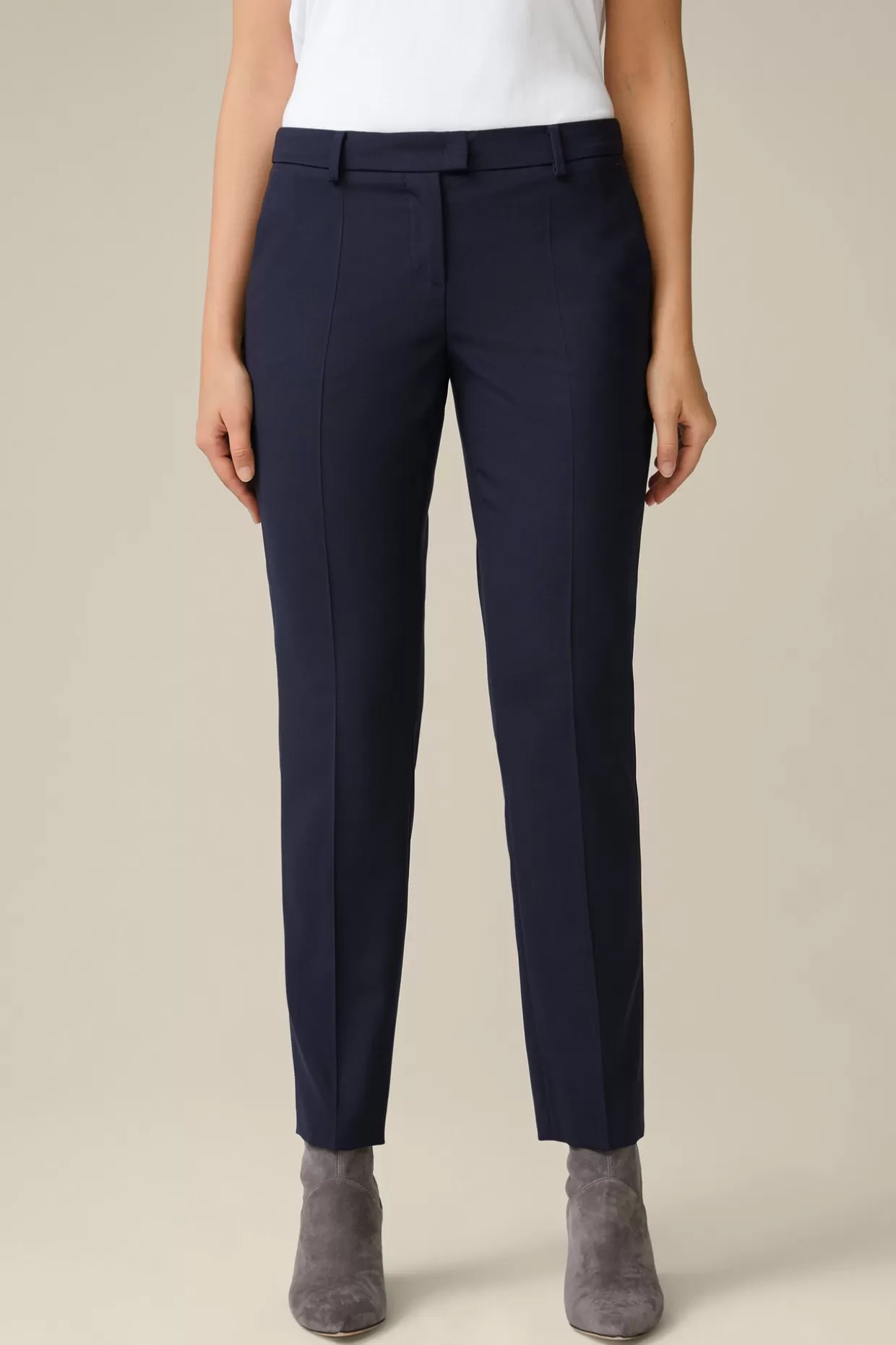 Damen Windsor Schurwollstretch-Anzug-Hose In