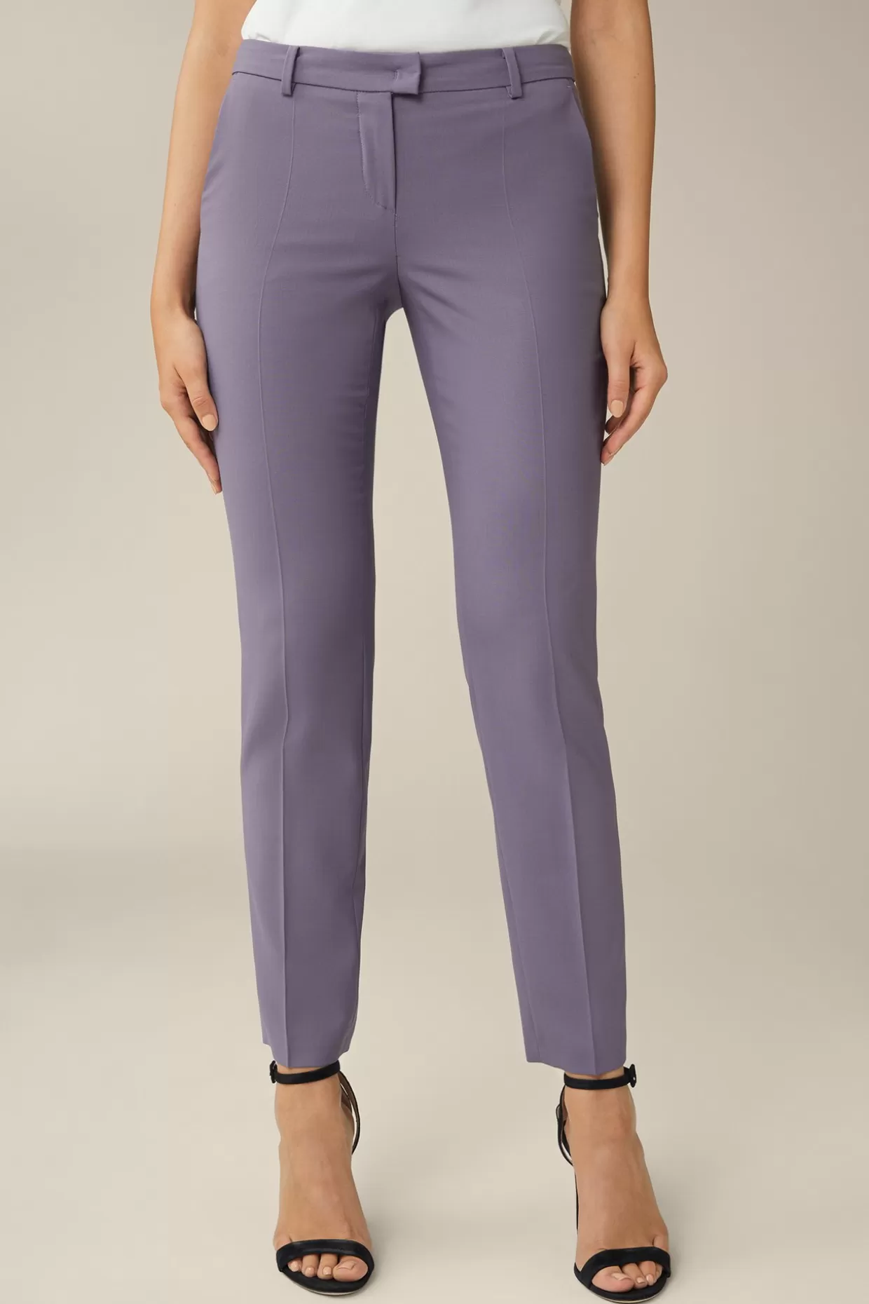 Damen Windsor Schurwollstretch-Anzug-Hose In