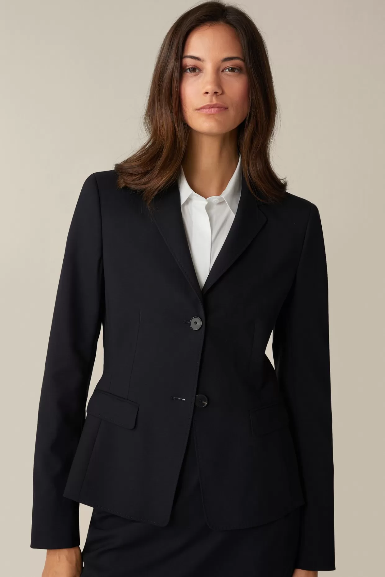 Damen Windsor Schurwoll-Stretch-Blazer In