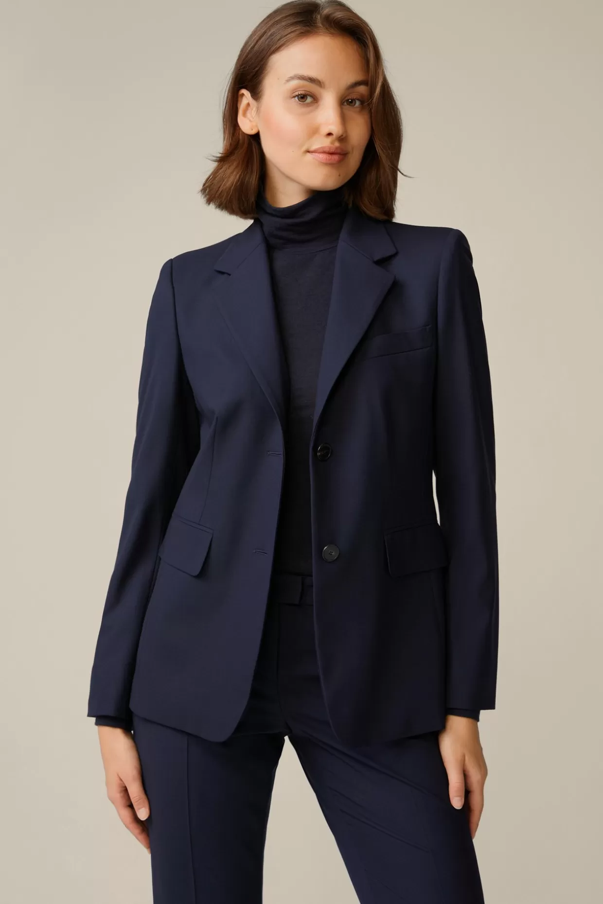 Damen Windsor Schurwollstretch-Blazer In