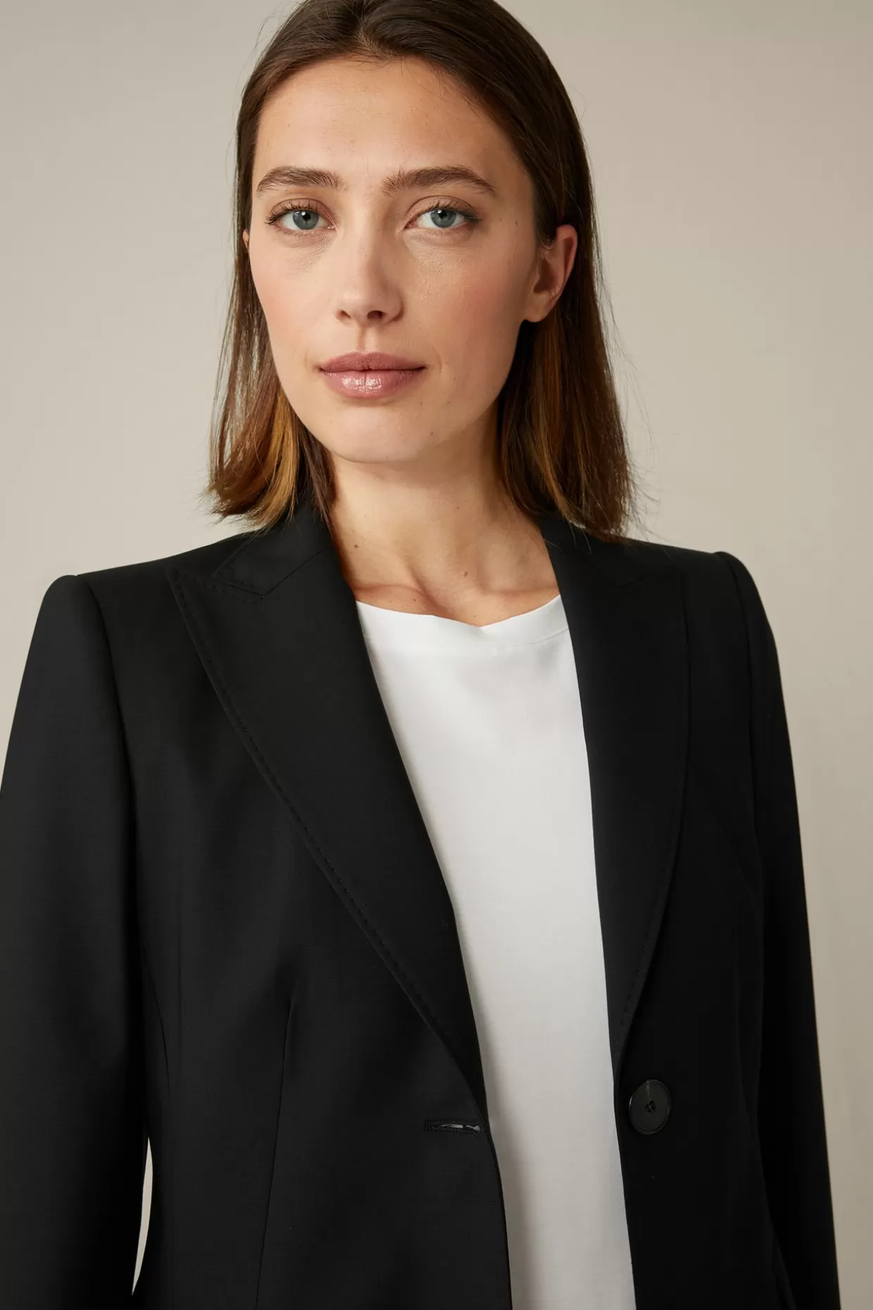 Damen Windsor Schurwoll-Stretch-Blazer In