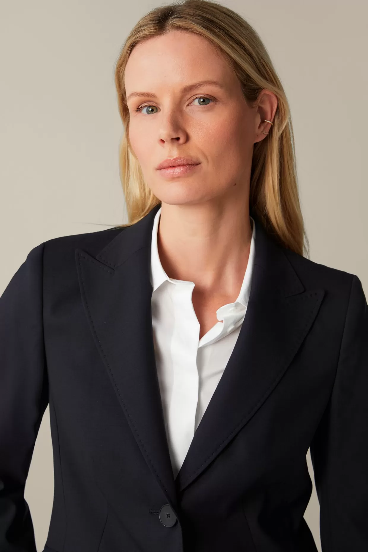 Damen Windsor Schurwoll-Stretch-Blazer In