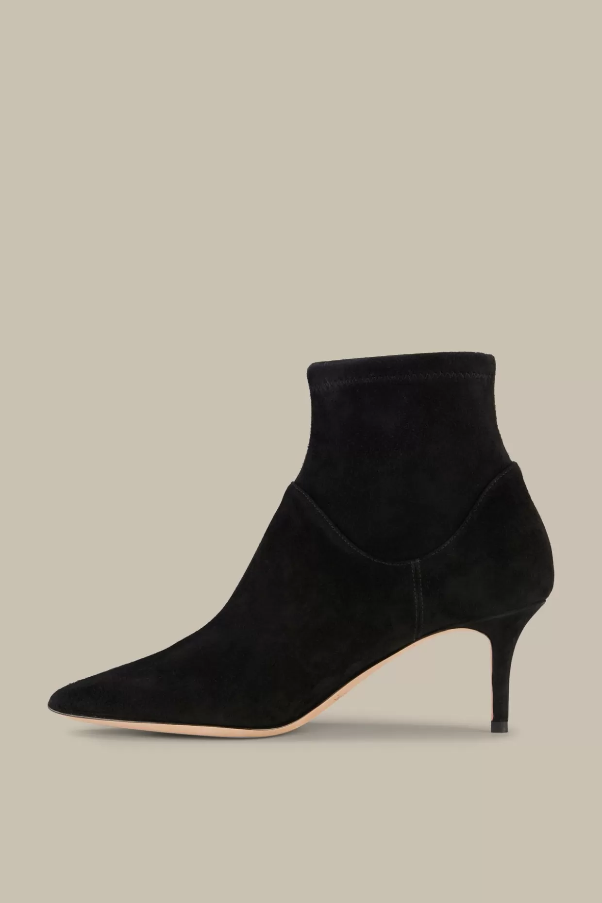 Damen Windsor Stiefelette Aus Ziegenveloursleder In By Unutzer