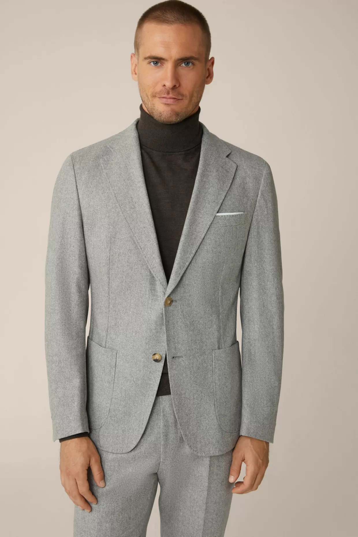 Herren Windsor Wollmix-Baukasten-Sakko Giro Mit Cashmere In