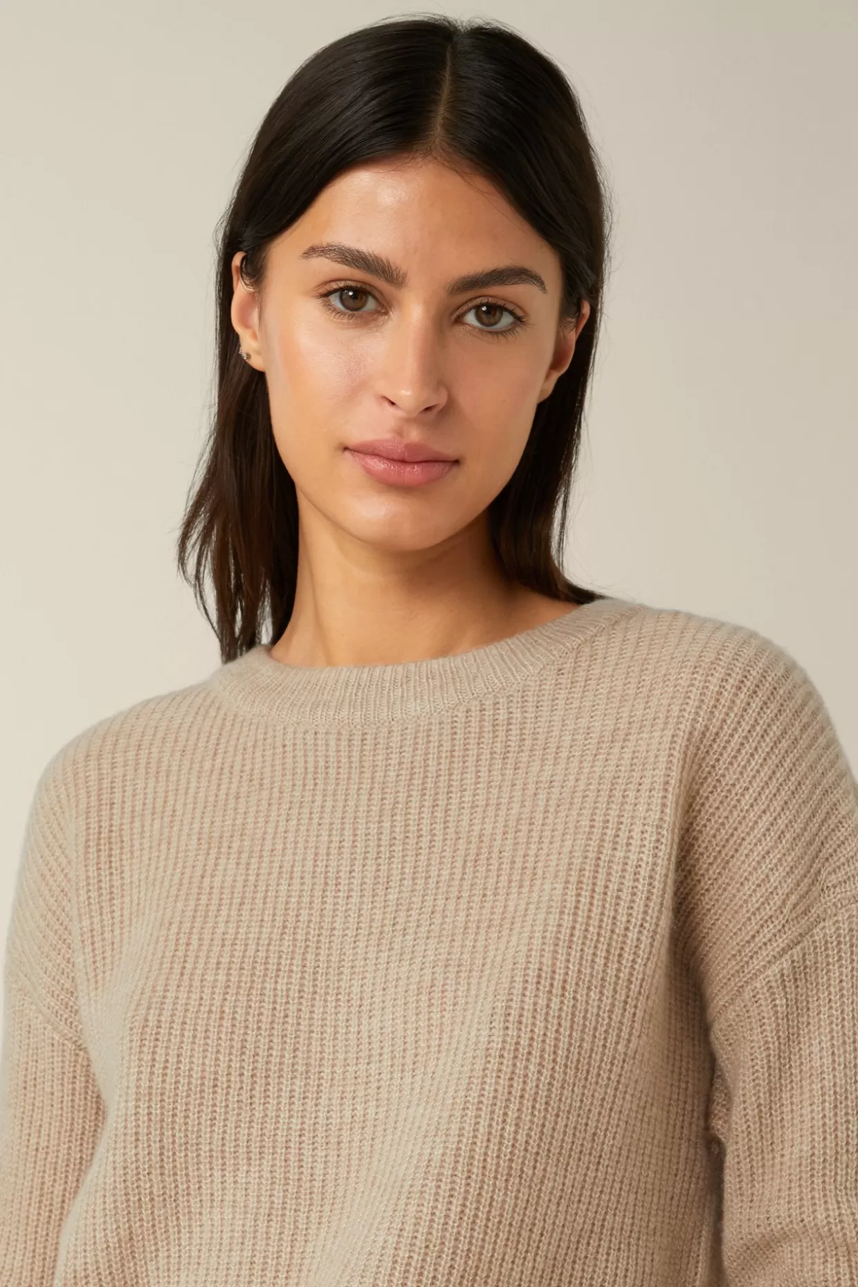 Damen Windsor Wollmix-Pullover Mit Seide Und Cashmere In